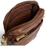 DEPECHE Classic mobile bag in soft leather quality Mobilebag 221 Chesterfield