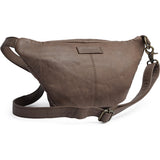 DEPECHE Classic must-have leather bumbag Bumbag 250 Dark Taupe