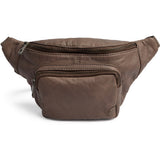 DEPECHE Classic must-have leather bumbag Bumbag 250 Dark Taupe