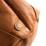 DEPECHE Classic shopper bag in a nice leather quality Shopper 014 Cognac