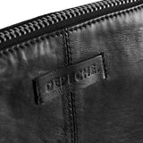 DEPECHE Classic shopper bag in a nice leather quality Shopper 099 Black (Nero)