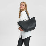 DEPECHE Classic shopper with cool twist Shopper 099 Black (Nero)