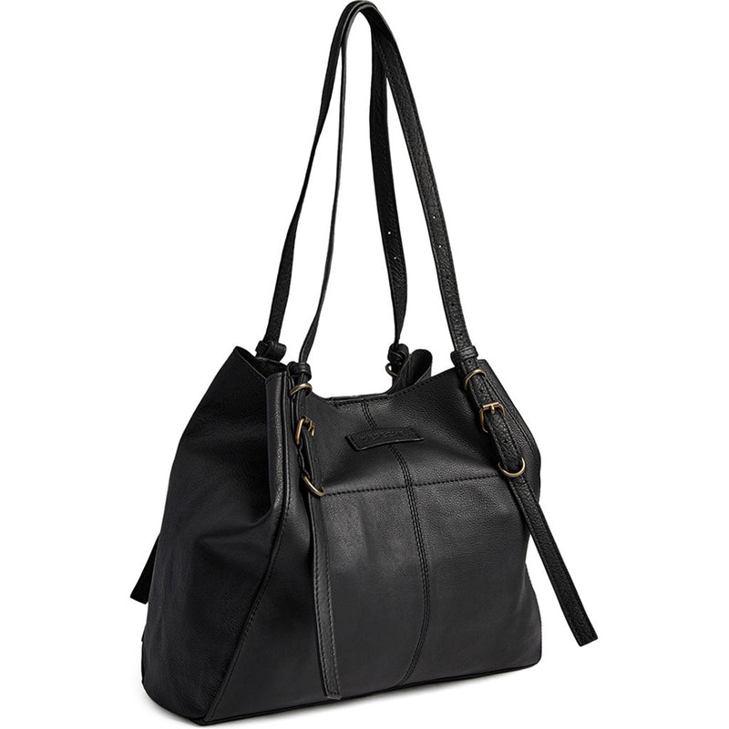 DEPECHE Classic shoulderbag with cool details Shoulderbag / Handbag 099 Black (Nero)