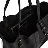 DEPECHE Classic shoulderbag with cool details Shoulderbag / Handbag 099 Black (Nero)