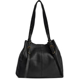 DEPECHE Classic shoulderbag with cool details Shoulderbag / Handbag 099 Black (Nero)