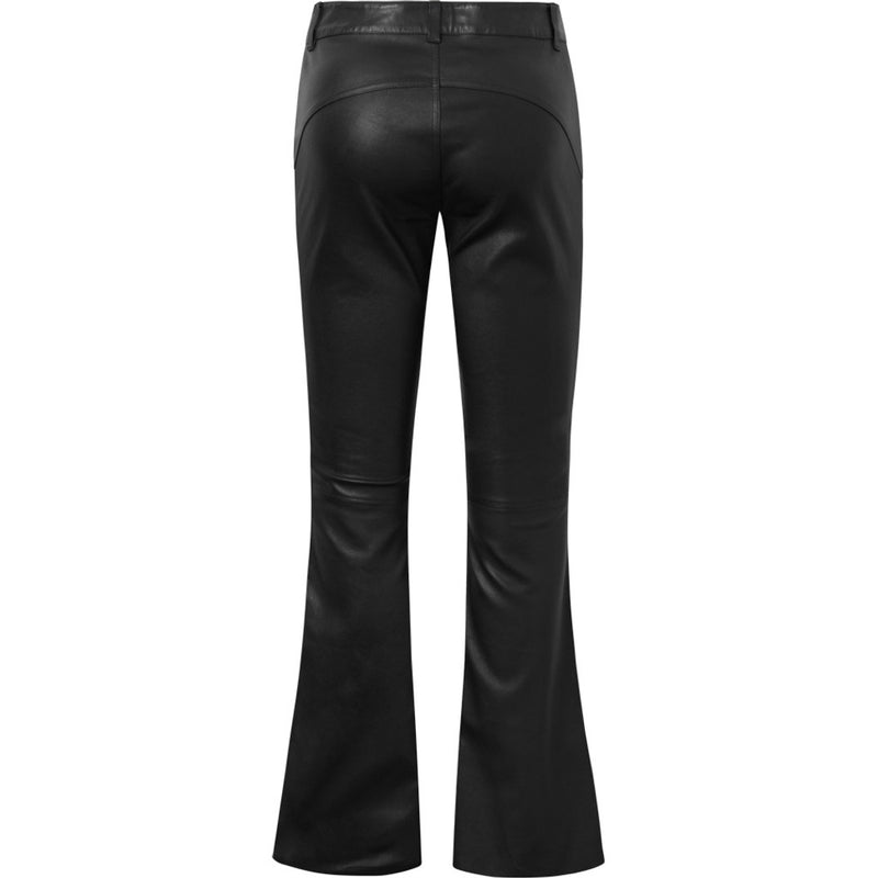 Cleo MW Flare Leather Pants / 50678 - Black – DEPECHE