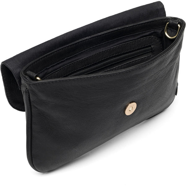 DEPECHE Clutch in high leather quality Small bag / Clutch 099 Black (Nero)