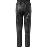 Depeche leather wear Cool Belle leather baggy pants Pants 099 Black (Nero)