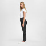 Depeche leather wear Cool Belle leather baggy pants Pants 099 Black (Nero)