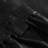 Depeche leather wear Cool Bianca suit pants in soft leather quality Pants 099 Black (Nero)