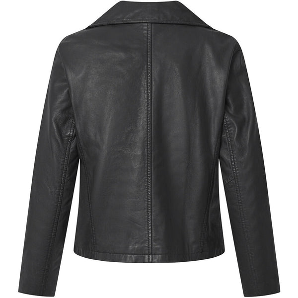 Depeche leather wear Cool Biker Leather Jacket Jackets 099 Black (Nero)
