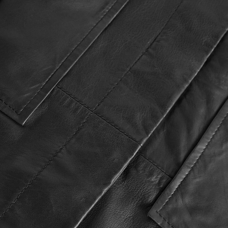 Depeche leather wear Cool Rosita shirt dress Dresses 099 Black (Nero)