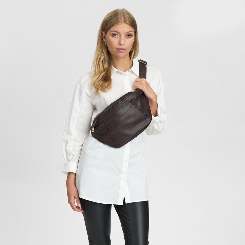 DEPECHE Cool bumbag Bumbag 008 Chocolate