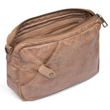 DEPECHE Cool crossbody bag in soft leather quality Cross over 156 Camel