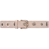 DEPECHE Cool jeans leather belt decorated with large eyelets Belts 011 Sand