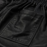 Depeche leather wear Cool leather bermuda shorts (HW) Shorts 099 Black (Nero)