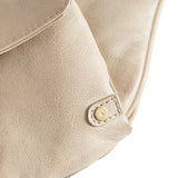DEPECHE Cool leather bumbag with pocket details Bumbag 228 Soft Sand