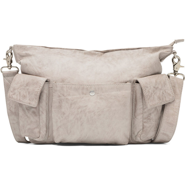 DEPECHE Cool shoulderbag in soft and delicious leather quality Shoulderbag / Handbag 160 Concrete