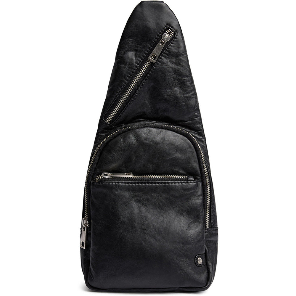 Cool unique bumbag in soft leather / 11304 - Black – DEPECHE