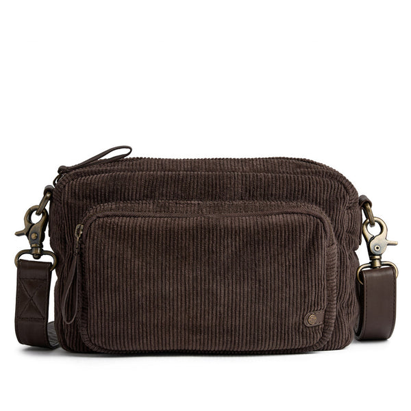 DEPECHE Corduroy crossover Cross over 015 Brown