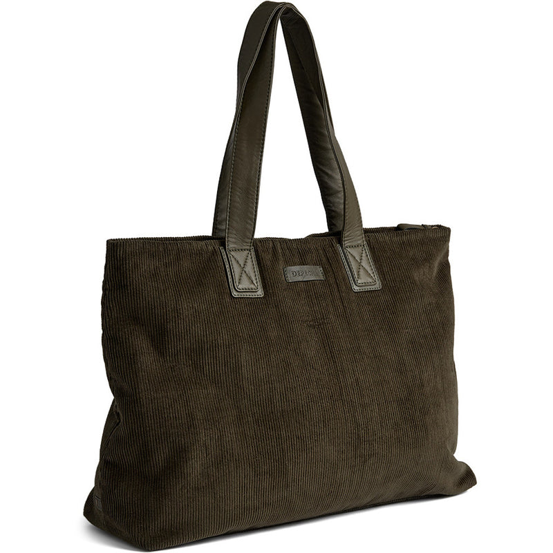 DEPECHE Corduroy shopper Shopper 049 Army Green