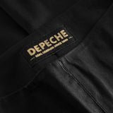 Depeche leather wear Corine flare leather pants with stretch Pants 099 Black (Nero)