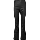 Depeche leather wear Corine flare leather pants with stretch Pants 099 Black (Nero)