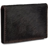 DEPECHE Cow credit card holder Accessories 161 Dark brown