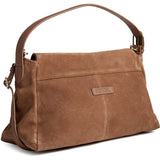 DEPECHE Exclusive suede crossbody bag Cross over 013 Tan