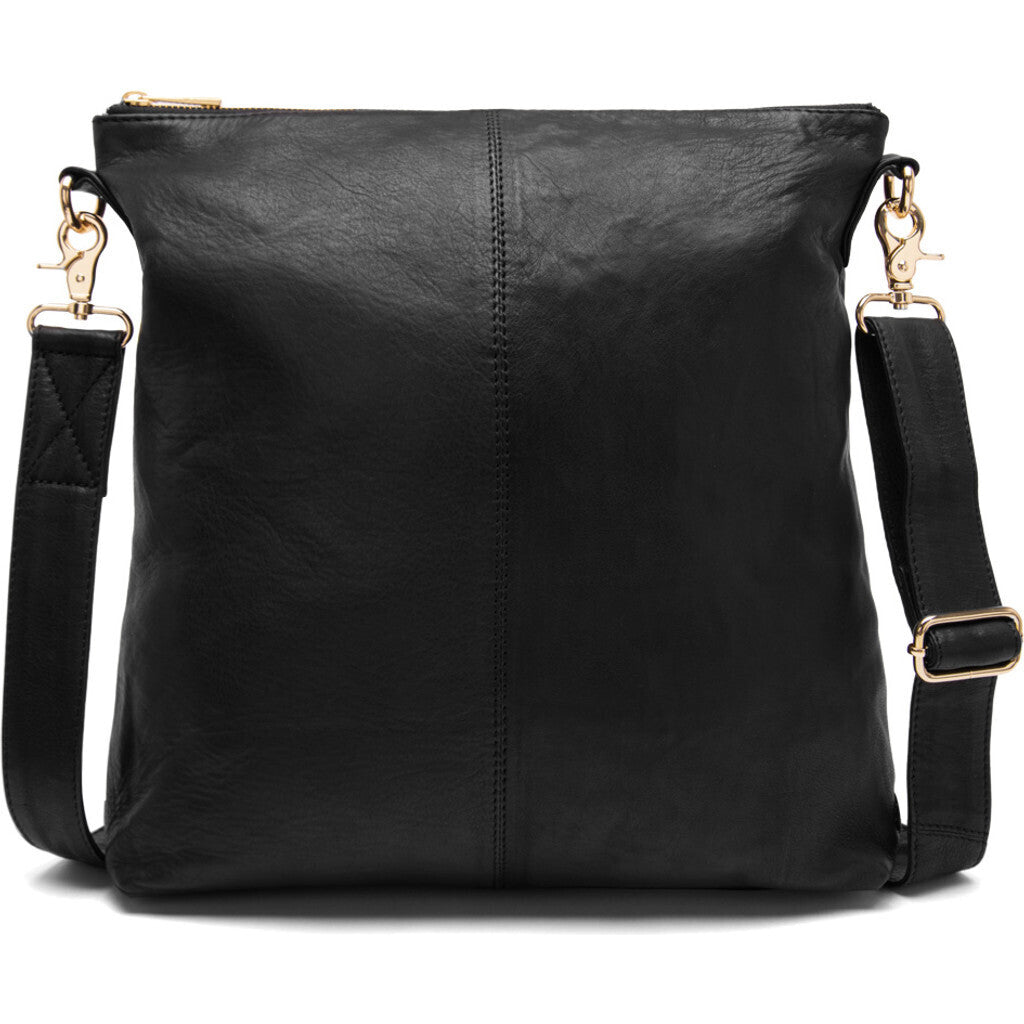 Small leatherbag with golden details / 11998 - Black (Nero) – DEPECHE