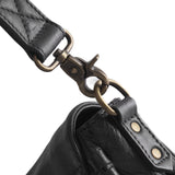 DEPECHE Crossbody bag with delicate edge stitching Cross over 099 Black (Nero)