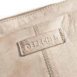 DEPECHE Crossover bag in silky soft leather quality Cross over 228 Soft Sand