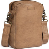 DEPECHE Crossover bag in strong and nice leather quality Cross over 156 Camel