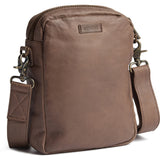 DEPECHE Crossover bag in strong and nice leather quality Crossover 250 Dark Taupe