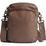 DEPECHE Crossover bag in strong and nice leather quality Crossover 250 Dark Taupe