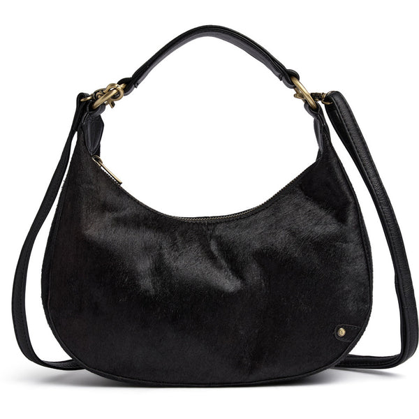 DEPECHE Crossover in hair-on calf leather Cross over 095 Jet Black