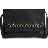 DEPECHE Crossover with chain detail Cross over 099 Black (Nero)