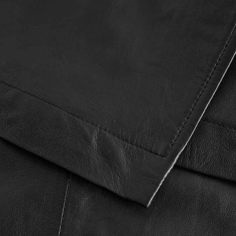 Depeche leather wear Deah a-shap leather skirt Skirts 099 Black (Nero)