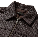 Depeche leather wear Debbie Bomber Jacket Jacket 008 Chocolate