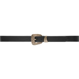 DEPECHE Decorative belt in soft and nice leather quality Belts 099 Black (Nero)