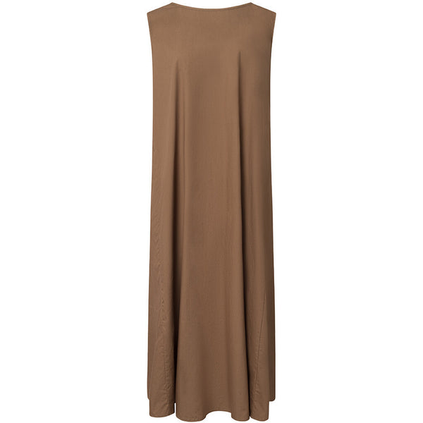 Depeche Clothing Dee dress in timeless and beautiful design Dresses 015 Brown