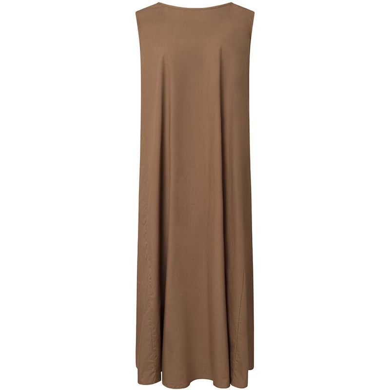 Depeche Clothing Dee dress in timeless and beautiful design Dresses 015 Brown