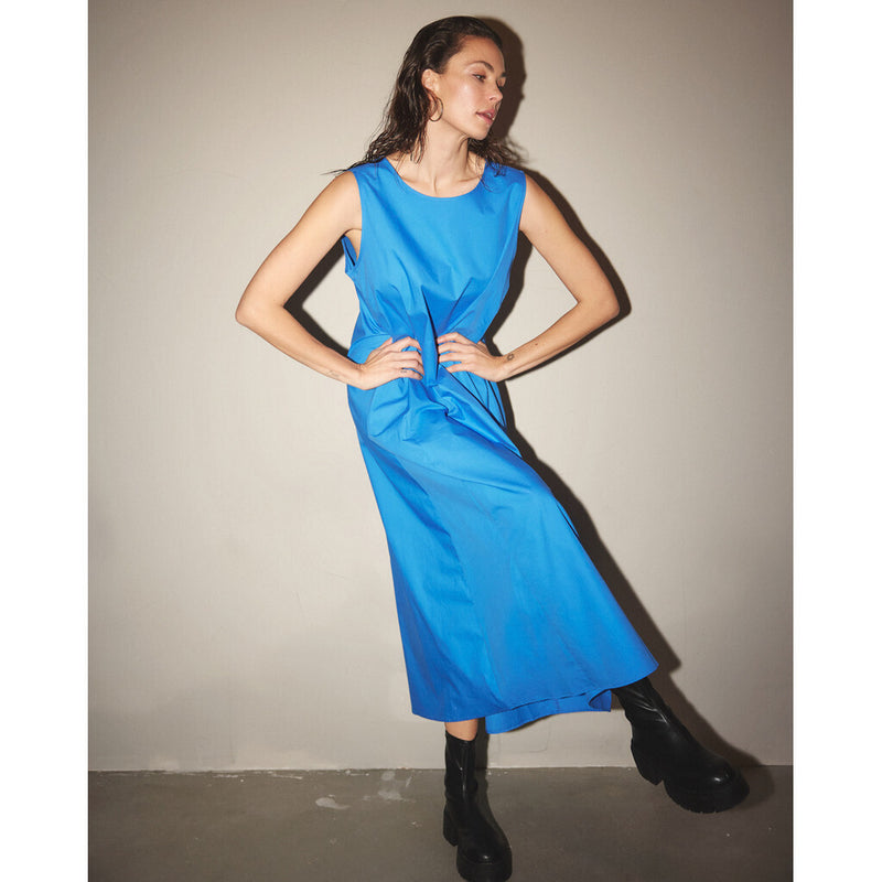 Depeche Clothing Dee dress in timeless and beautiful design Dresses 247 Bright Blue