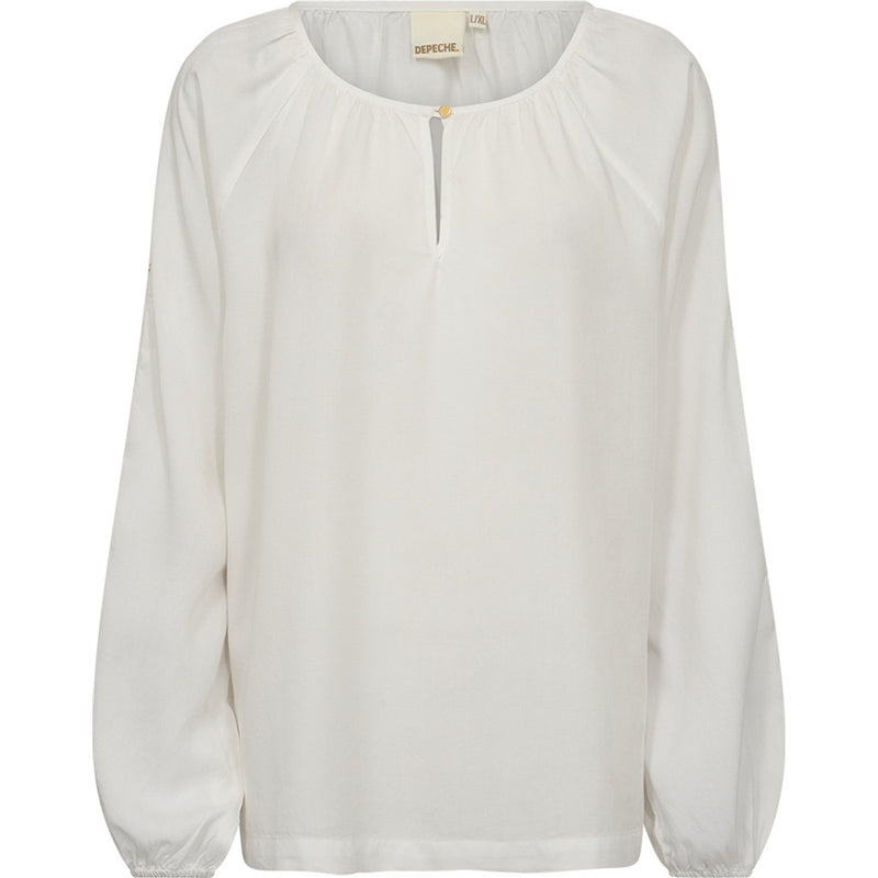 Depeche Clothing Demi Blouse Blouse 001 White