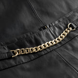 Depeche leather wear Doreen overknee leather skirt Skirts 099 Black (Nero)