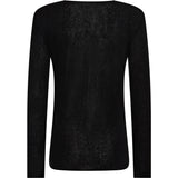 Depeche Clothing Drew Cashmere Blouse Blouse 099 Black