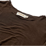 Depeche Clothing Drew Cashmere Blouse Blouse 161 Dark brown