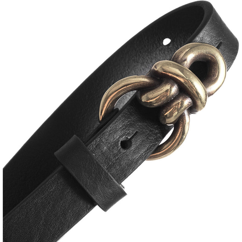 DEPECHE Elegant belt Belts 099 Black (Nero)