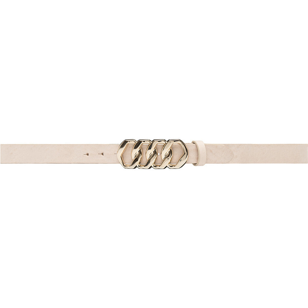 Elegant leather belt in a nice and soft quality 15866 Sand DEPECHE