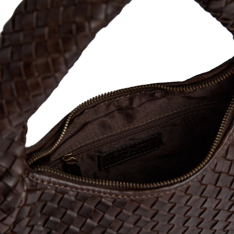 DEPECHE Elegant shoulderbag Shoulderbag / Handbag 161 Dark brown